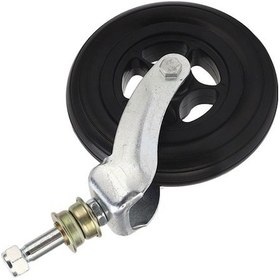 Resim 6 İnç Evrensel Pu Tekerlek: 250 Lb Taşıma Kapasiteli, Tekerlekli Sandalye Ve Yürüteçler İçin, Dayanıklı Ve Şok Emici. 