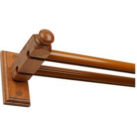 Resim Cenova S Pile Ve Perde Düğmesi Uyumlu Çetray Çift Raylı Modern Ahşap Rustik Meşe 350 Cm Meşe 