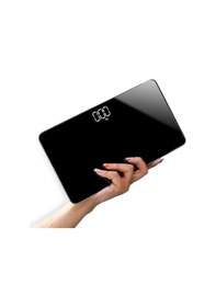 Resim Seyahat Vücut Ağırlığı Ölçeği, Küçük Taşınabilir Vücut Ölçeği Dijital Banyo Aynası Ölçeği Kişisel Sağlık İçin Mini Elektronik Ölçeği Usb Şarjlı Xi 