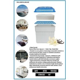 Resim Saban 2 Kg. Dikdörtgen Nem Alıcı Aparat Vanilya ( 2 Kg. Blok ) 