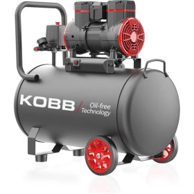 Resim Kobb KBK50S 2.0hp 50LT 8bar Yağsız Sessiz Taşınabilir Hava Kompresörü 