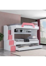 Resim Setaymobilya Ranza, Inci Pembe 3 Lü Ranza + 2 Adet Comfort Yatak 