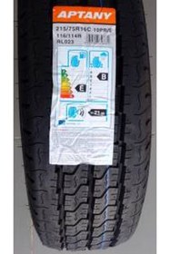 Resim Aptany 215/75 R16c 116r 10 Kat Rl023 Transporter, Çin 2019 Üretimi Yazlık 