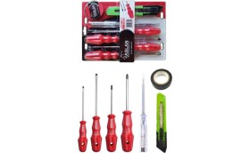 Resim 7 Parça Çok Amaçlı Tamir ve El Aletleri Seti, Çeşitli Tamir Malzemeleri 