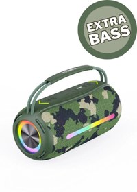 Resim OWWOTECH Boombox360 20w Su Geçirmez Taşınabilir Rgb Işıklı Bluetooth Hoparlör Tws Speaker Bt 5.1 