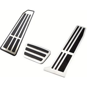 Resim Xuweiwei 3pcs At With Rest 2018 Ve Sonrası Toyota Camry Avalon Lexus Es Gs Ls Modelleri İçin Gaz Fren Debriyaj Pedal Korumaları 