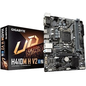 Resim GIGABYTE H410M-H V2 1.4 DDR4 2933MHZ 1XVGA 1XHDMI 1XM.2 USB 3.2 MATX 1200P (10.NESİL İŞLEMCİ UYUMLU) 