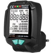 Resim Mufunye Fy1881-eu Akıllı Prizi Test Cihazı - Lcd Ekranlı, Sigorta Kontrolü, 20 Veri Depolama, Avrupa Standardı Pil Dahil Değil 