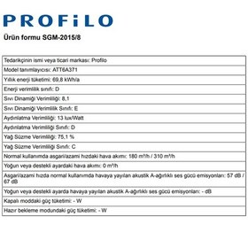 Resim Profilo ATT6A371 Inox Sürgülü Aspiratör 