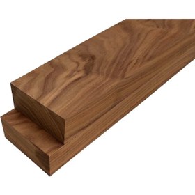 Resim handanca (1X1 CM X 25 CM 25 ADET) Ceviz Kereste Ahşap Çıta Taslak Tahta Ve Blok 