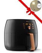 Resim Philips Premium Tasarım XXL 7,3LT Aile boyu orijinal 2225W Airfryer + Luciole Beyaz Lambader 