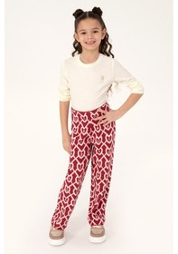 Resim U.s. Polo Assn. Kız Çocuk Pantolon Triko 50316834-vr104 Koyu Frambuaz/dark Raspberry 