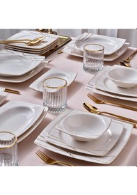 Resim Güral Caroline 54 Parça 12 Kişilik Yemek Takımı 6729 4858621 