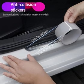 Resim Görünmez Kendinden Yapışkanlı Araba Kenar Koruyucular - Çizilmeye Karşı Koruma, Tamponlar & Kapılar için Çarpışma Koruması, Çoğu Model Uyar 