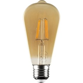 Resim Edison 6W E27 Rustik LED Sarı Ampul 