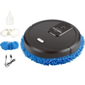 Resim Islak ve Kuru Siyah Yetenekli Akıllı Ev Süpürme Robotu (Yurt Dışından) 