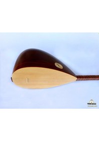 Resim Uzun Sap Ceviz Bağlama Saz Yasl-202 