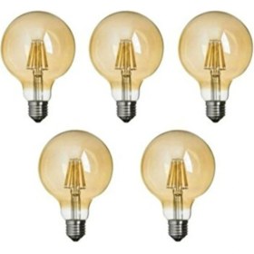 Resim Edison 4 Wat Amber Rustik LED Ampül- 5'li 