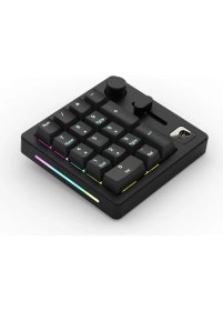 Resim Glorious Numpad Glo-Gmmk-Np-Fox-B Siyah Kablosuz Macro Pad, Alüminyum Kasa ile Dayanıklı 
