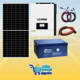 Resim Solar Enerji Deposu 2000w Güneş Enerjisi Paketi 