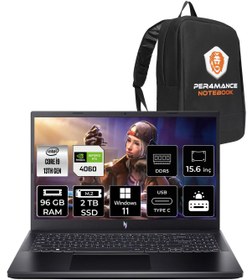 Resim ACER Nitro V15 i9 13900H 96GB 2TB SSD RTX4060/8GB 15.6'' 165Hz FHD W11H Gaming Laptop & PER4 ÇANTA 