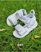 Resim Ege Kids Işıklı Kız Çocuk Beyaz Spor Sandalet 