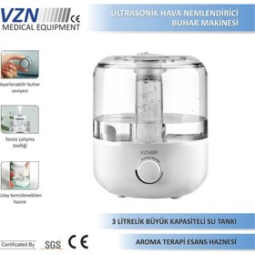Resim VZN Ultrasonik Hava Nemlendirici Buhar Makinesi 