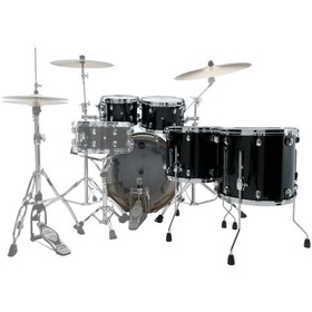 Resim Tama Wbs52rzs-pbk Starclassic Walnut/birch Piano Black 5 Parça 22b/10t/12t/14f/16f Akustik Davul Seti 