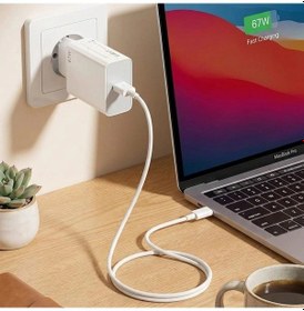 Resim Buffer 67w Hızlı Şarj Adaptörü Usb To Type-c Pd Destekli, Akıllı Hızlı Şarj Başlığı, Güvenli Güç 