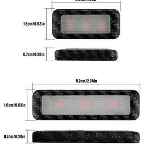 Resim Sones Araba 4'ü 1 Arada Led Ortam Işığı Kapı Dekoratif Işık Pembe Işık 