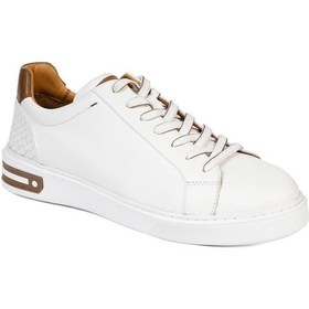 Resim Greyder 14811 Erkek Beyaz Hakiki Deri Sneaker Ayakkabı-417 Beyaz 