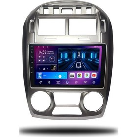 Resim Caros Kia Cerato 2004-2009 Dijital Klima Uyumlu Android Multimedya 1gb Ram 16gb Hafıza 9" 