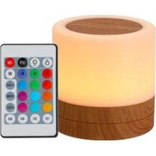 Resim Prestigegoods Masaüstü Led Renkli Gece Lambası Yatak Odası Başucu Usb Dokunmatik Rgb, Küçük Boyutlu Beyaz 