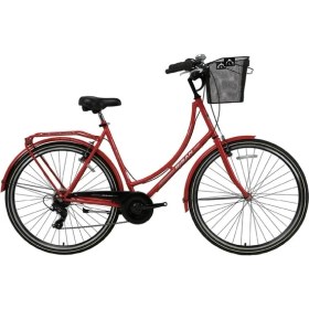 Resim Bisan Paradıse-23 Kadın Şehir Bisikleti 56cm V 28 Jant Kırmızı Gri 