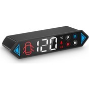 Resim Samdoo Tesla Model 3/y İçin T5 Hud Göstergesi: Hız, Vites, Sinyal, Pil, Kapı Ve Emniyet Kemeri Uyarısı 2019-2023 