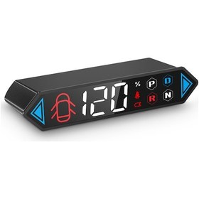 Resim Samdoo Tesla Model 3/y İçin T5 Hud Göstergesi: Hız, Vites, Sinyal, Pil, Kapı Ve Emniyet Kemeri Uyarısı 2019-2023 