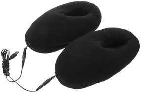 Resim VALICLUD 1 Çift USB Elektrikli Ayakkabı Terlik Isıtıcı Isıtma Ayakkabı Yeniden Kullanılabilir Isıtıcı Koruyucu 