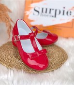 Resim Surpie Shoes Fiyonk Detaylı Ortopedik Çocuk Babet 