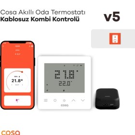 Resim Cosa Akıllı Oda Termostatı Kablosuz Kombi Kontrolü V5 