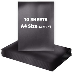 Resim 10 adet A4 Boyutlu Esnek Manyetik Levhalar, 21.08x29.72 cm - Yapışmaz, Tek Taraflı Kesim Kalıbı Depolama & Düzenleme için 