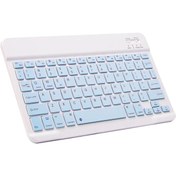 Resim TezMax Doogee T40 Pro 12" Uyumlu Kablosuz Bluetooth Şarj Edilebilir Klavye 
