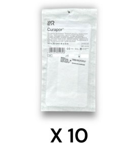 Resim Curapor Cerrahi Yara Örtüsü 10 X 20 Cm - 10 Adet 