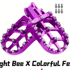 Resim Dashanshop Mor Surron Ayaklık Pedal Destek Light Bee X Elektrikli Motosiklet Off-road Mor 