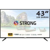 Resim Strong MT43ES4000 43" 109 Ekran Uydu Alıcılı Full HD LED TV 