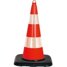 Resim Fm Trafik Pvc Koni 75 cm Ağirlikli 