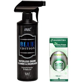 Resim Divortex Blue Edition Susuz Motor Temizleme Klima Fresh elma 