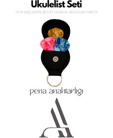 Resim arpeggio ARTE Ukulelist Seti | Ukulele Askısı, Kapo, 3 adet Pena, Taşıma Çantası, Pena Şarjörü 