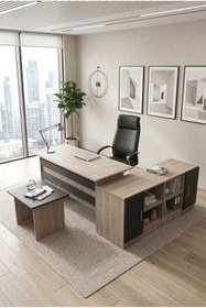 Resim Yurudesign Vario Abf Ofis Büro Masa Takımı 3 Renk 