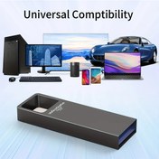 Resim Xuweiwei 32gb 64gb 128gb 4'lü Mini Metal Usb 3.0 Flash Bellek Ve 2'li Usb C Adaptör Seti Silvery Golden Pink Deep Gray 64gb 100mb/s Okuma Hızı 