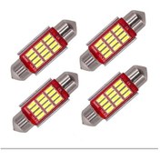 Resim Sofit Led Canbus C5W Tavan Plaka Ampül 31Mm-36Mm-39Mm-41Mm 2 Adet 1 Takım 2 Adet -31Mm 